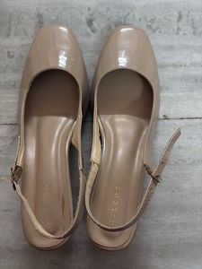 Elegant Beige Slingback Flats