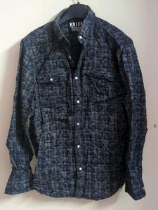 Men's KNIFE Printed Long Sleeve Shirt