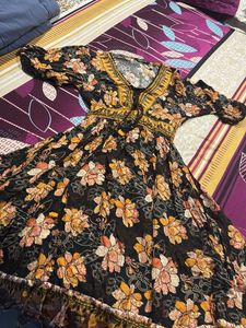 Bohemian Floral Print Maxi Dress
