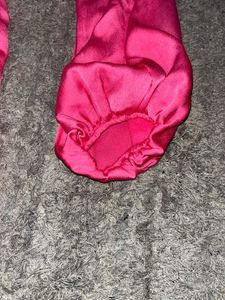 Hot Pink One-Shoulder Ruched Mini Dress