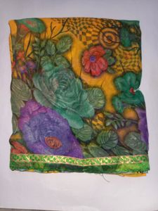 Beautiful Georgette Saree Multicolour.