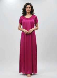 Elegant Magenta Nightgown