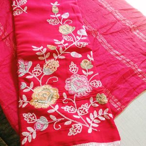 Party Wear Unstitched Suit