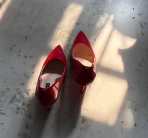 Elegant Red Stiletto Heels