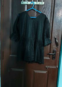 Elegant Black Lace Top
