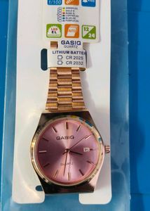 Gasiq Quartz Rose Gold Watch