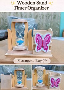 New Wooden Sand Timer Organizer