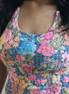 Vibrant Floral Cami halter Top