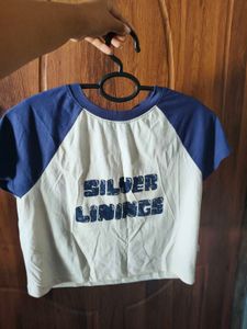 Crop Top "Silver Linings"