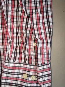 Classic Plaid Long Sleeve Men's Shirt