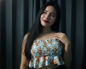 101.Floral Print Tube Top