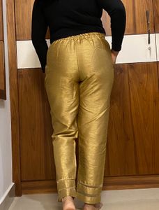 Golden Ethnic Pants| Price ⬇️ by 70‼️