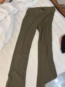 Olive Flare Pants