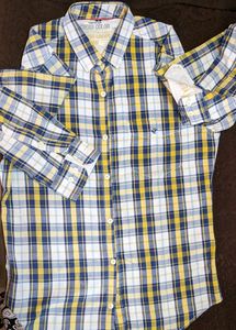 💥 PRICE DROP💥 Branded Yellow Checked Shirt