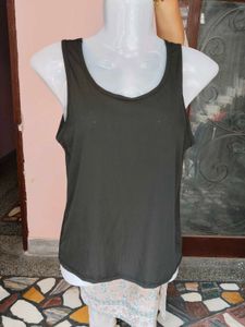 Premium Black Plus Size Highly Stretchable Camisol