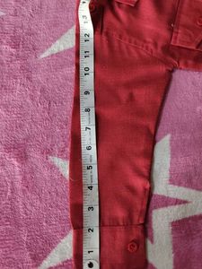 Boys' Red Kurta Pajama Set
