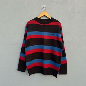 Striped Knit Sweater