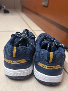 Li-Ning Blue &amp; Gold Badminton Sports Shoes