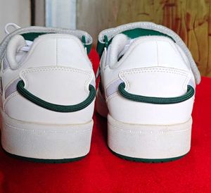 Adidas White Green Sneakers