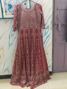 Stunning Red Embroidered Lehenga Choli