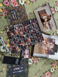 New- Ek Hint Board Game & Stationery Set