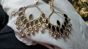 Dangling Silver Earrings