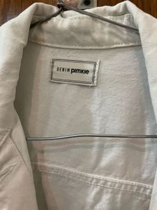 Stylish Beige Denim Jacket for women