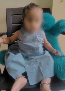 Cute Baby Girl's Ethnic Outfit