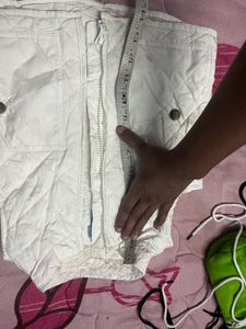 White Quilted Vest