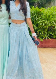 Elegant Blue Lehenga Choli Set