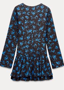 Brown And Blue Zara Dress
