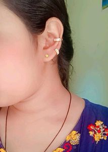 Rose Gold Huggies Earrings