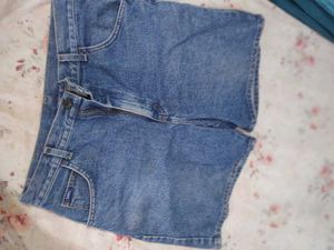 Classic Blue Denim Shorts