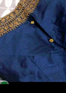 Elegant Navy Blue Lehenga Choli Set
