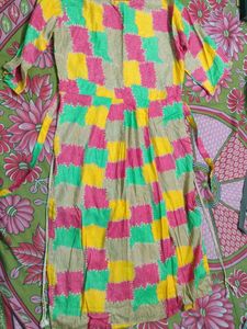 Multicolour Kurti Set