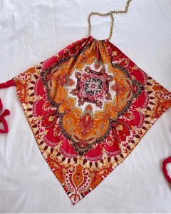 Handkerchief Halter neck top