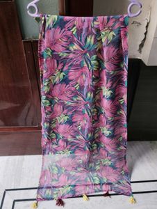 Vibrant Floral Print Dupatta