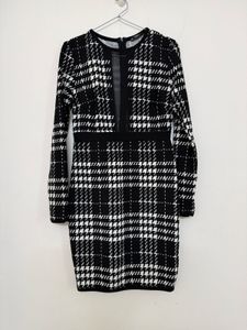 Chic Plaid Sheath Dress