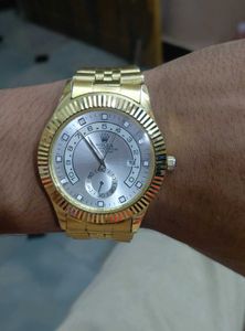 ✨️Gold-Tone Rolex Style Luxury Analog Watch