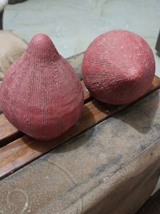 Terracotta Decorative Gourds (Set of 2)