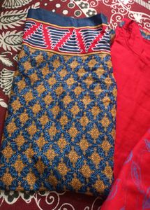 Red Kurta Set with Dupatta