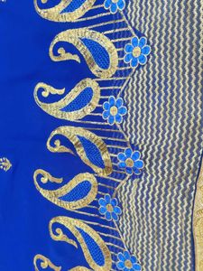 Party Wear Saree With Blouse
