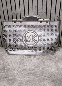 MK silver handbag