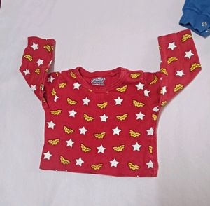 Super Girl Blue Pant Dungaree-3-6 months