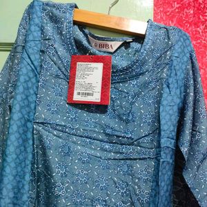 Biba Blue Printed Top - New with Tags