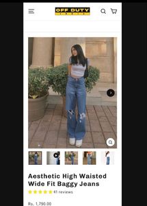 Off Duty India High Waist Baggy Jeans