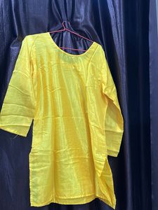 Elegant Yellow Ethnic garara set