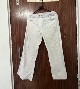 Wide Leg White Pants