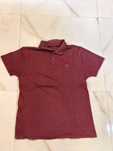 Men's Maroon Polo T-Shirt