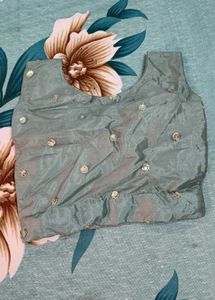 Embellished Silk Blouse